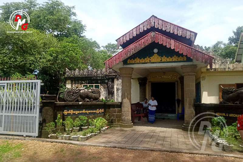 The archaeological museum in Mrauk-U’s Nan Yar Kone Ward is pictured on September 17.